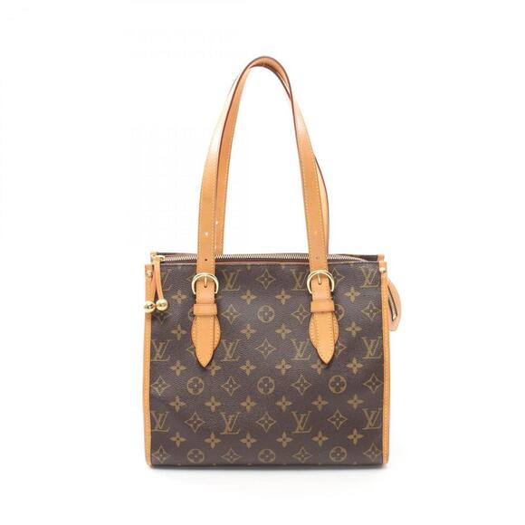 LOUIS VUITTON Brown Monogram Leather Tote Bag - Picture 1 of 10